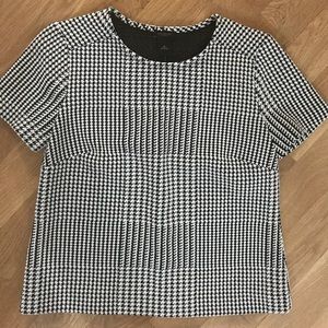 Houndstooth Print Top from Ann Taylor